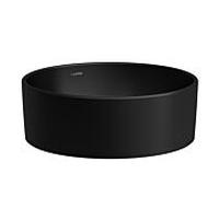 Vasque Laufen SAVOY H8129417161121 Ø 38 cm, ronde, sans trop-plein ni trou de robinetterie, noir mat