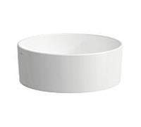 Laufen Lavabo Savoy H8129420001121 Ø 42 cm rond à poser sans trop-plein blanc brillant