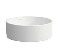 Laufen Savoy lavabo 38x38 cm ronde à poser blanc mat H8129427571121