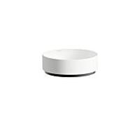 Vasque Laufen UNISONO H512UO27571121 325 x 325 x 106 mm, sans plage de robinetterie, sans perçage pour robinetterie, sans trop-plein, blanc mat