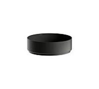 Vasque Laufen UNISONO H512UO37161121 375 x 375 x 116 mm, sans plage de robinetterie, sans perçage pour robinetterie, sans trop-plein, noir mat