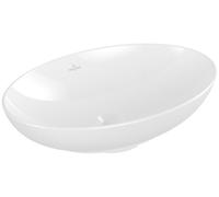 Vasque Ovale à Poser VILLEROY ET BOCH Loop and Friends Non meulé 56 x 38 Blanc CeramicPlus sans trop Plein