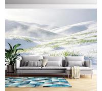 Vaste Paysage Enneigé Papier Peint Photo Papier Peint Panoramique Intissé Pour Salon Affiche Murale Personnalisée Décoration Intérieure Sans Adhésif Vaste Paysage Enneigé 368 Cm X 254 Cm (L X
