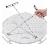 VASTOPIA Lot de 2 lève-couvercles de canal en acier inoxydable avec poignée | Crochet de couvercle de boîte pour charges lourdes pour couvercles de puits, couvercles de grille, grilles de drainage