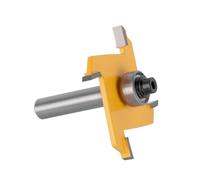 VAYEODEYU Fraise à rainurer Z4 8x49x4mm, mèche de routeur en carbure à revêtement résistant à la chaleur for le fraisage de tiroirs