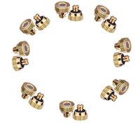 VAYEODEYU Kit de Buses de brumisation en Laiton, 10 pièces, atomisation à Pression de 0.1 à 0.8mm for système de Refroidissement extérieur(0.7mm)