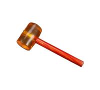 VAYEODEYU Maillet en caoutchouc avec manche en bois for le travail du bois et la maçonnerie Orange(Orange-3000 Type)