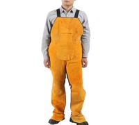 VAYEODEYU Tablier de soudage en cuir, soudage au feu thermique for hommes et femmes, multicolore, plusieurs tailles(Yellow,XL)