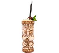 VB VIN BOUQUET FIK 1406 Gobelet Tiki D de 350 ml au design exotique pour cocktails, idéal pour fêtes et réunions à thème, A4