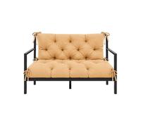 VBChome : Banc de fenêtre 180 cm avec dossier, rembourrage en polyester et granulés de mousse, toucher doux, facile d'entretien (beige, 180 x 90 x 10 cm)