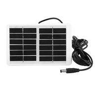 VBESTLIFE 1.2W 6V Mini Panneau Solaire, Chargeur de Panneau Solaire Extérieur Portable Alimentation Continue pour Ventilateur de Lampe de Secours