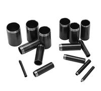 VBESTLIFE 15 Pièces Emporte-pièce en Cuir 1 à 15mm Ciseau Creux pour | Les bords incisifs coupent le cuir proprement sans marques dentelées. Fonctionne avec un poinçon manuel ou un marteau à cuir.