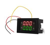 VBESTLIFE 2 en 1 Voltmètre Ampèremètre 300V 20A Double LED Volt Amp
