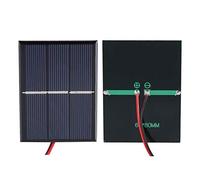 VBESTLIFE 2Pcs 0.65W 1.5V Mini Panneau Solaire, Panneau Solaire Portable DIY Module d'alimentation Chargeur de Batterie pour Lampe de Cour Solaire Éclairage de Réverbère