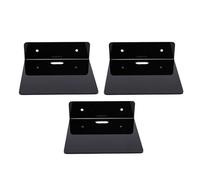 VBESTLIFE 3PCS Plaques Murales Flottantes en Acrylique pour Enceintes | 4,92 x 4,92 x 1,57 pouces chacun, 2 options de montage, peut contenir des caméras de 3 ou 8 lb, lumières de moniteur,