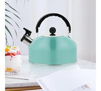 VBESTLIFE Bouilloire Sifflante en Acier Inoxydable 3L, Bouilloire à thé de Camping Légère avec Bec Sifflant, Théière de Cuisinière Portable à ébullition Rapide (rouge)