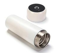 VBESTLIFE Bouteille D'eau Intelligente avec Serrure à Empreinte Digitale, Gobelet isolé en Acier Inoxydable de 450 Ml, Garde les Boissons Froides 24 Heures, étanche pour la Salle de Sport