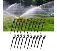 VBESTLIFE Buse de Pulvérisation, Paquet de 20 Arroseurs de Jardin avec Rotation à 360 Degrés, Tête de Pulvérisation Multi-Motifs pour l'irrigation de la Pelouse, Contrôle de la Poussière, Outil