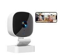 VBESTLIFE Caméra de Fenêtre 2K, Vision Nocturne Anti-éblouissement AI, Détection PIR WiFi 2,4 G 5 G, Conversation Bidirectionnelle, avec Configuration Facile Bluetooth pour Enregistrement