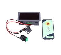 VBESTLIFE Contrôleur de Vitesse de Moteur PWM DC, Régulateur de Moteur à Affichage Numérique 6 V 12 V 24 avec Télécommande IR, Régulateur de Vitesse Large Tension DC6 30 pour Industriel