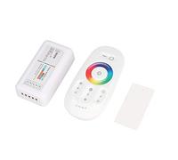 VBESTLIFE Contrôleur, Variateur à Distance Tactile RF sans Fil 2,4 G pour Bande LED, DC 12 24 V, 144 W 8 A, Portée 30 M, 20 Programmes Dynamiques