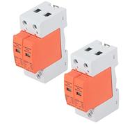 VBESTLIFE Dispositif de Protection Contre Les Surtensions SPD, Parasurtenseur 2P AC 420 V avec Indicateur Visuel, Protecteur de Surtension Transitoire pour Panneau électrique Domestique, Conception