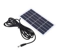 VBESTLIFE Énergie Solaire en polysilicium, Panneau de Batterie de Panneau Solaire 2W 5V avec Interface DC de Charge pour Lampe de Jardin extérieure de Batterie 3.7V