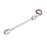VBESTLIFE Interrupteur à Flotteur à Double Bille en Acier Inoxydable, Capteur de Contrôleur de Niveau d'eau avec Flotteur pour Réservoir et Puisard, Plage d'action de 250 Mm à 10 Mm (Corps