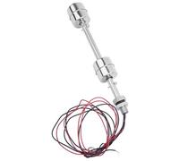 VBESTLIFE Interrupteur à Flotteur à Double Bille en Acier Inoxydable, Capteur de Contrôleur de Niveau d'eau avec Flotteur pour Réservoir et Puisard, Plage d'action de 250 Mm à 10 Mm (Corps