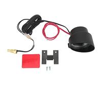 VBESTLIFE Jauge Numérique Ronde de Température de l'eau, Voltmètre LED DC 9V 36V, Lumière Bleue pour Voiture Moto ATV, Thermomètre Universel