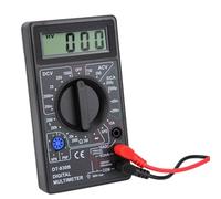 VBESTLIFE Multimètre Numérique, Testeur de Multimètre LCD Portable avec Affichage 1999 Points, Compteur de Tension AC pour Usage Automobile et Domestique, Test de Transistor de Résistance de