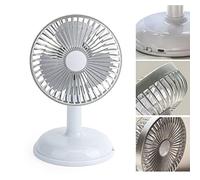 VBESTLIFE Petit Ventilateur Vintage Portable USB Charge (bleu clair)