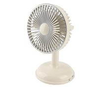 VBESTLIFE Petit Ventilateur Vintage Portable USB Charge (Light Yellow)