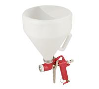 VBESTLIFE Pistolet Pulvérisateur pour Texture de Cloison Sèche, Pulvérisateur de Plafond à Air avec Poignée en Aluminium, Applicateur de Plâtre pour Revêtement de Mastic de Stuc, 3 Buses Réglables,