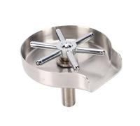 VBESTLIFE Rinceur de Verre en Acier Inoxydable, Nettoyeur de Tasse Automatique à Haute Pression avec Ouverture de 115 Mm de Large et Verrouillage de sécurité pour évier de Cuisine, Bar, café (Prise