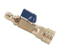 VBESTLIFE Robinet à Bille pour Nettoyeur Haute Pression, 4500 PSI en Acier Inoxydable avec Contrôle Rapide, Robinet à Tournant Sphérique pour Tuyau et Buse, 3/8" pour le Nettoyage de Terrasse, le