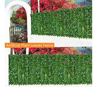 VBESTLIFE Rouleau de Feuillage Artificiel pour Balcon, Jardin, Clôture (C) | Protection de la vie privée, protection solaire, circulation de l\'air, réduction du bruit, style feuille de pastèque.