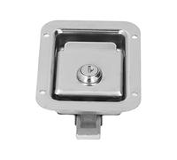 VBESTLIFE Serrure de Remorque de Voyage en Acier Inoxydable, Poignée à Palette Encastrée, Loquet de Porte de Camping-car pour Boîte à Outils, Armoire, Boîte électrique