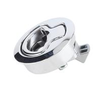 VBESTLIFE Serrure de Trappe de Pont de Bateau en Acier Inoxydable, Loquet de Traction Affleurant de 2 "pour Yacht Marin, qualité Marine 316, Poli Miroir, Installation sans Perceuse