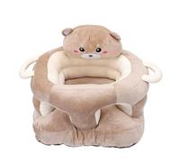 VBESTLIFE Siège de Sol pour bébé avec Coussin en Peluche pour Support | Housse Amovible, Poids 59,97 Oz, Motif Animal de Dessin animé, pour la Pratique Assise, Aide à Prévenir le Renversement