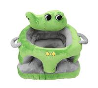 VBESTLIFE Siège de Sol pour bébé avec Coussin en Peluche pour Support | Housse Amovible, Poids 59,97 Oz, Motif Animal de Dessin animé, pour la Pratique Assise, Aide à Prévenir le Renversement