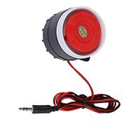 Vbestlife Sirène filaire sonore 120 dB DC 12 V Mini klaxon rouge filaire Système d'alarme sonore pour la sécurité de la maison