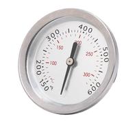 VBESTLIFE Thermomètre à Pointeur en Acier Inoxydable, Thermomètre à Cadran Bimétallique avec Compensation Automatique de la Température, pour Four Gril Barbecue
