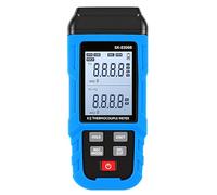 VBESTLIFE Thermomètre à Thermocouple Numérique, Compteur Haute Température à Double Canal de Type 4 K avec Stockage de Données 5999 Rechargeable par USB pour L'industrie (SK-8306B double canal)