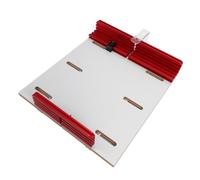 VBESTLIFE Traîneau à Coupe Transversale pour Scie à Table pour Fente à | Bouchon Composite pour des Coupes Répétées en Toute sécurité, Prend en Charge les Planches jusqu'à 13,5 Pouces de Large