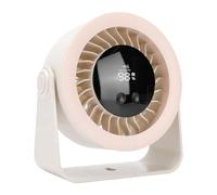 VBESTLIFE Ventilateur de Bureau USB, 100 Réglages de Vitesse en Continu, Ventilateur de Table Portable Rechargeable à Rotation à 360° avec Fonctionnement Silencieux pour Dortoir de Chambre