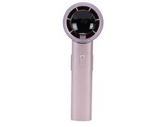 VBESTLIFE Ventilateur Portable avec Refroidissement par Glace, Ventilateur Pliable Rechargeable 12 800 Tr/min, Mini USB C à 6 Vitesses, de Bureau Portable avec Affichage Numérique, de (PURPLE)
