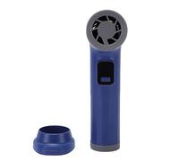 VBESTLIFE Ventilateur Portable sans Pales, Ventilateur Portable à Turbine avec 100 Vitesses Réglables, de Refroidissement Silencieux et Rechargeable pour Voyage et Bureau, Personnel Pliable, (BLUE)