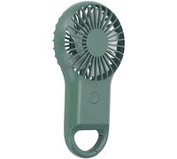 VBESTLIFE Ventilateur Portatif USB 3 Vitesses Mousqueton Clip (OD Green)