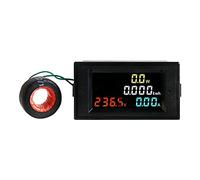 VBESTLIFE Voltmètre Numérique, Ampèremètre AC 80-300V 100A avec Écran LCD Couleur Angle de Vision de 180 degrés pour Mesurer